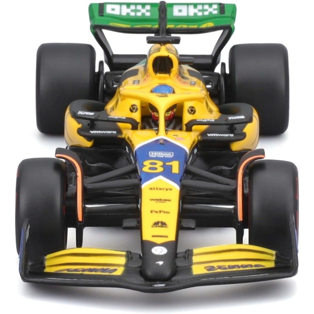 1/43 - F1 McLaren MCL38 - Oscar Piastri #81 com Capacete - Edição 30ºAyrton Senna
