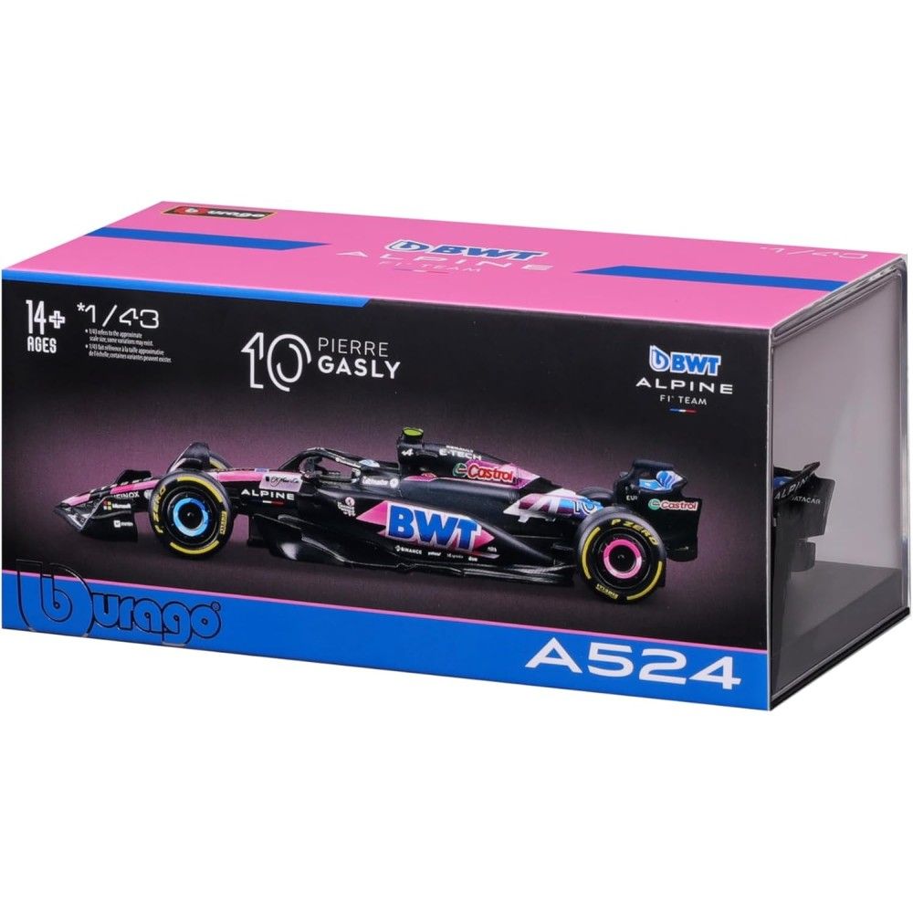 1/43 - F1 Alpine A524 nº31 - Pierre Gasly com Capacete