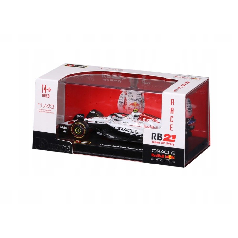 1/43 - F1 Red Bull RB21 #22 Yuki Tsunoda GP Japão 2025 com Capacete