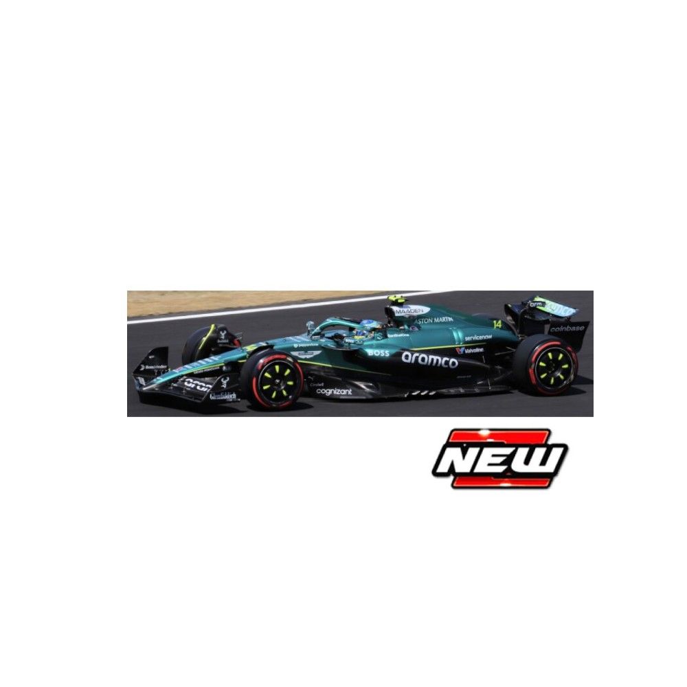 1/43 - F1 Aston Martin AMR 25 #14 Fernando Alonso 2025 com Capacete