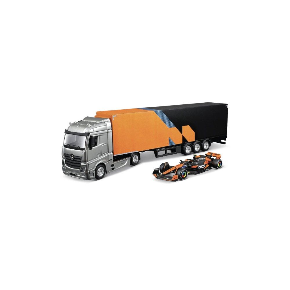 1/43 - Semi-Reboque McLaren Team com F1 Lando Norris #4
