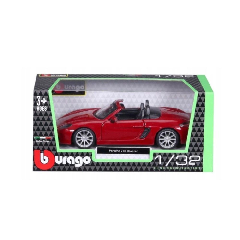 1/32 - Porsche 718 Boxster Cabriolet (vermelho)