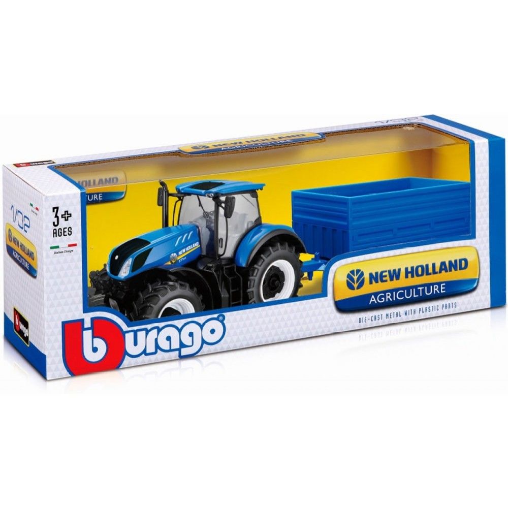 1/32 - Tractor New Holland T7HD com atrelado