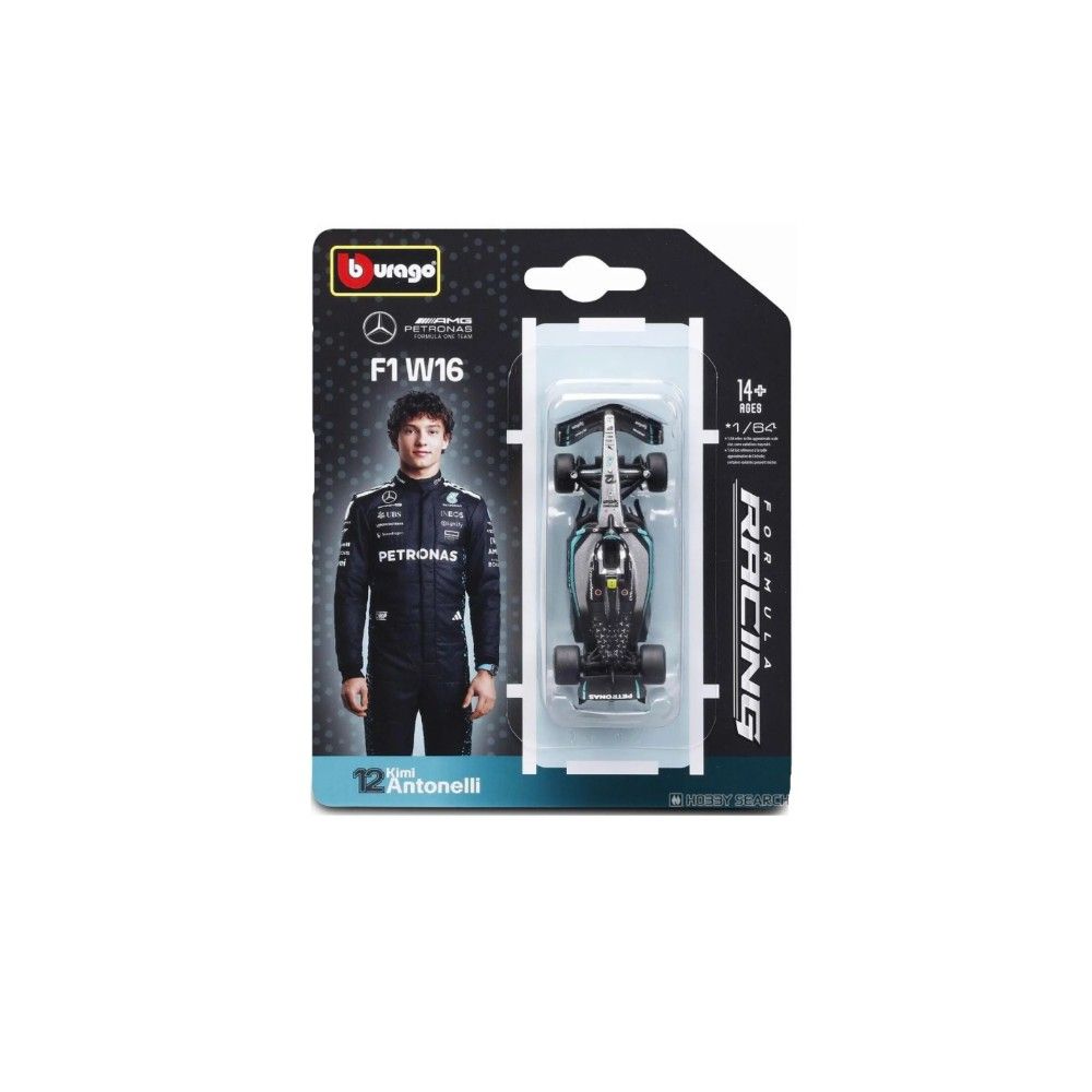 1/64 - F1 Mercedes-Benz AMG W16, #12 Kimi Antonelli, 2025