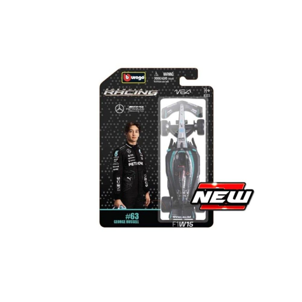 1/64 - F1 Mercedes-Benz AMG W16, #63 George Russell, 2025