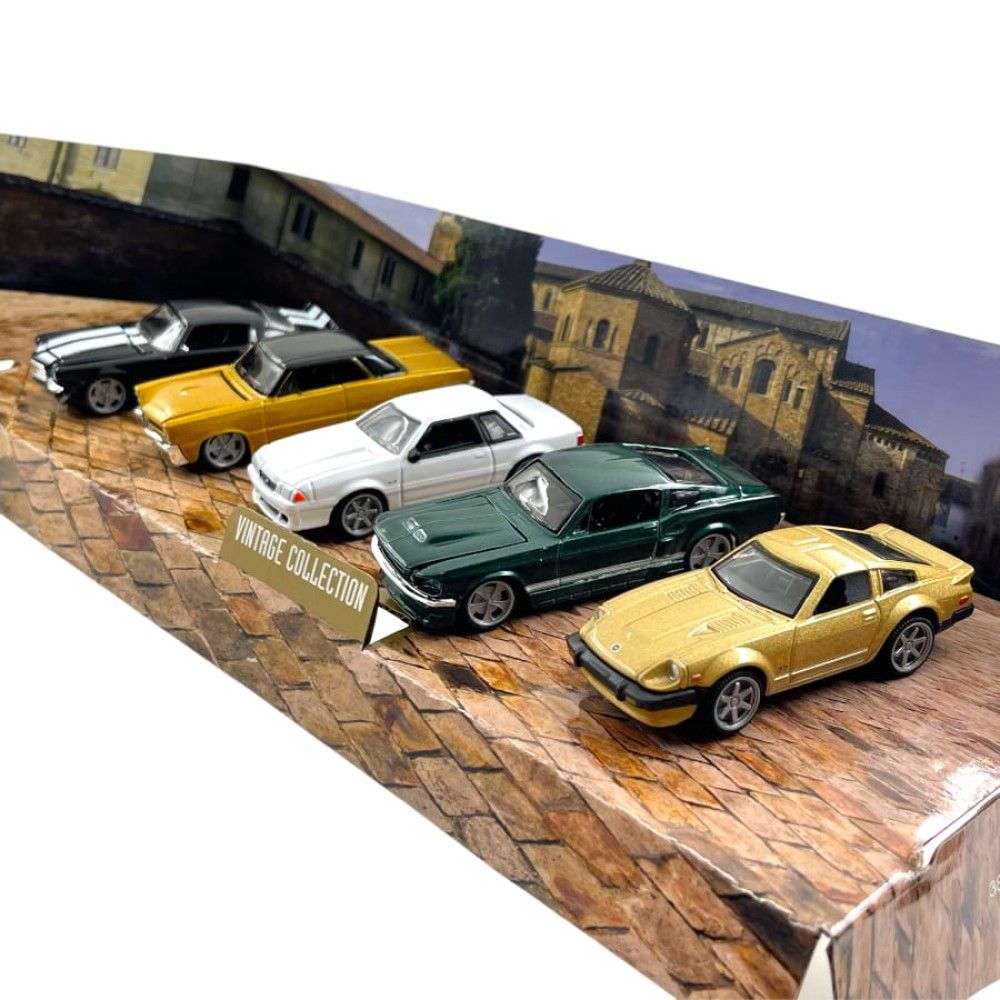 1/64 - Pack de 5 veículos Vintage Collecton