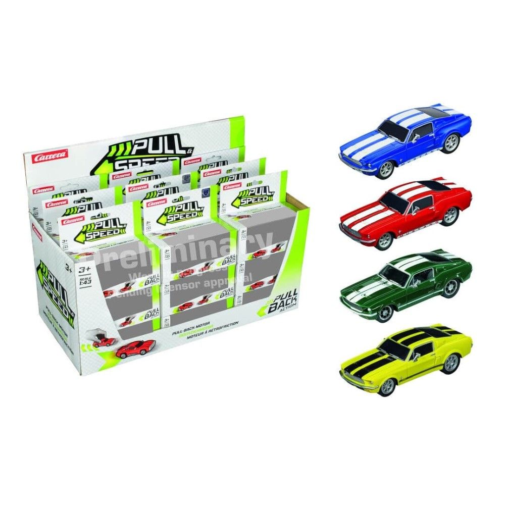 Ford Mustang 1967 (4 cores sortidas)