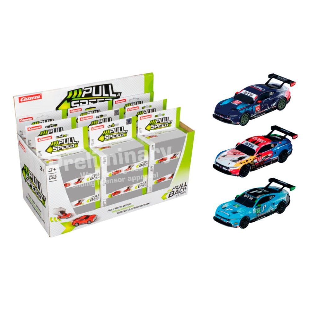 Ford Mustang GT3 (3 cores sortidas)