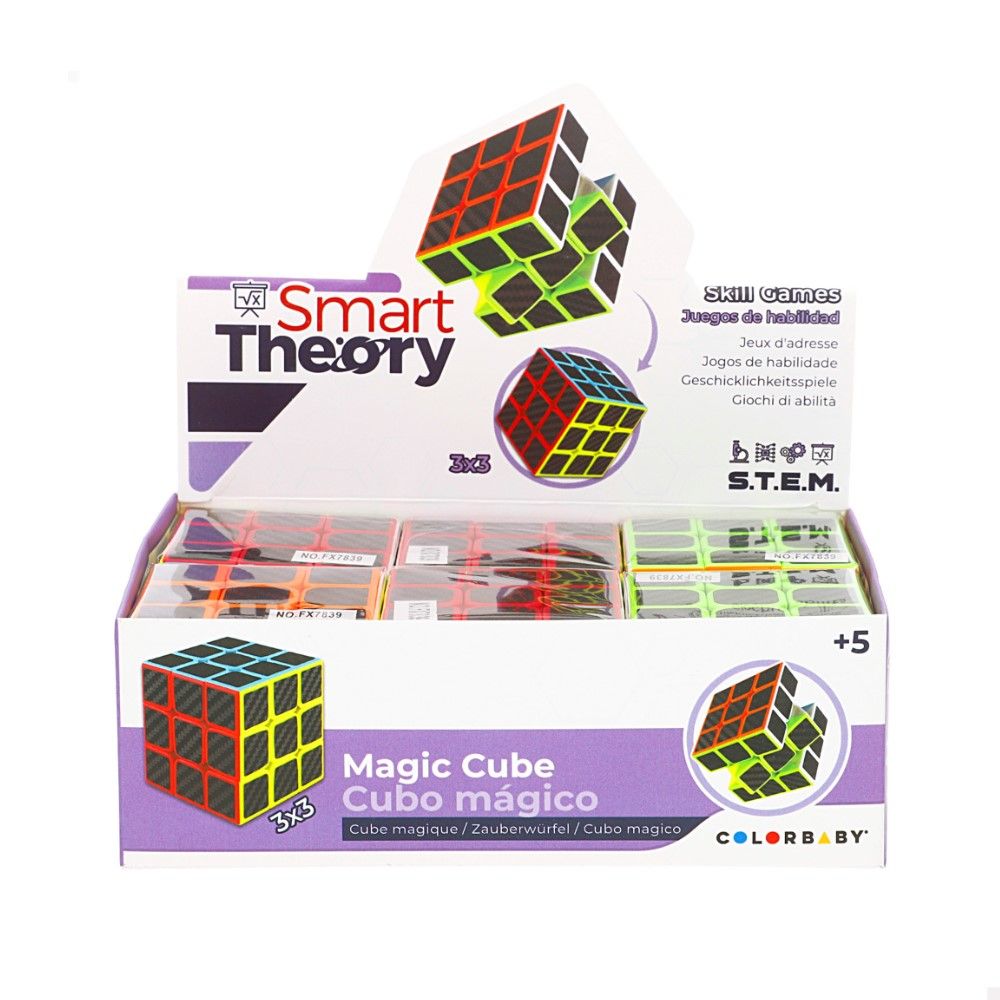 Display de Cubos Mágicos 3x3 (6 unidades)