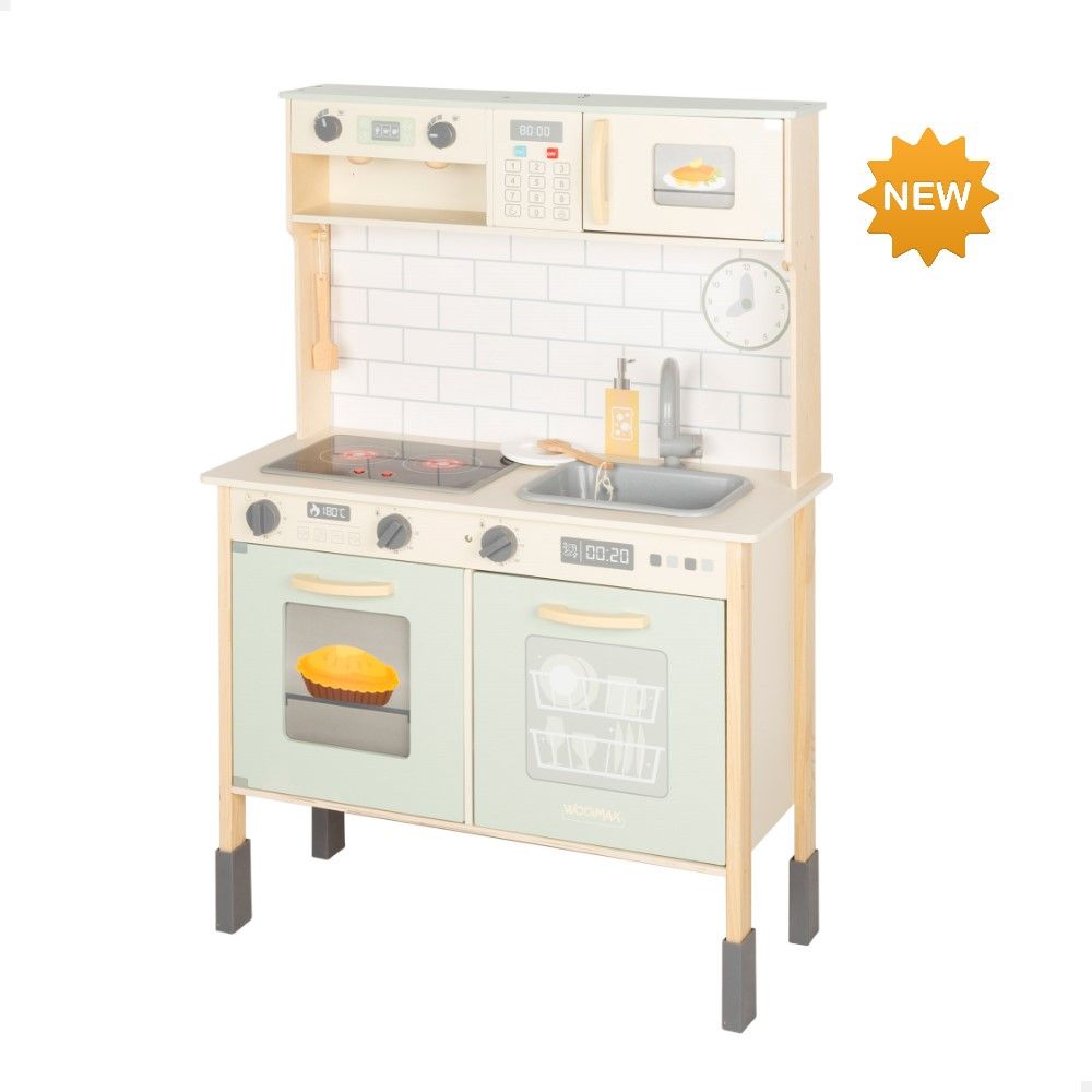 Cozinha de Madeira c/ luz e sons (100x70x30cm)