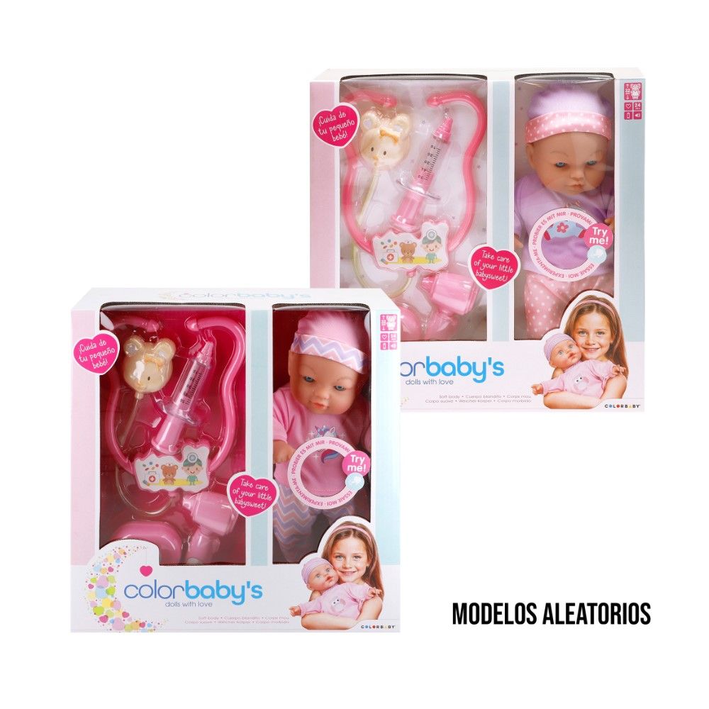 Boneca 32cm com Sons + Acessórios