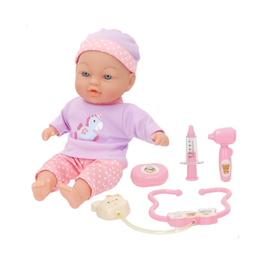 Boneca 32cm com Sons + Acessórios