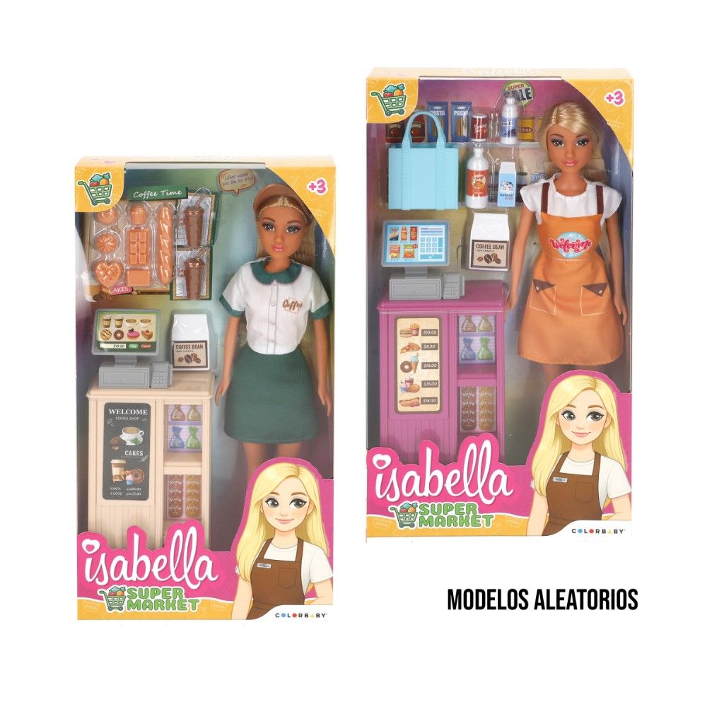 Isabella - C/ acessórios Fast-food (2 modelos)