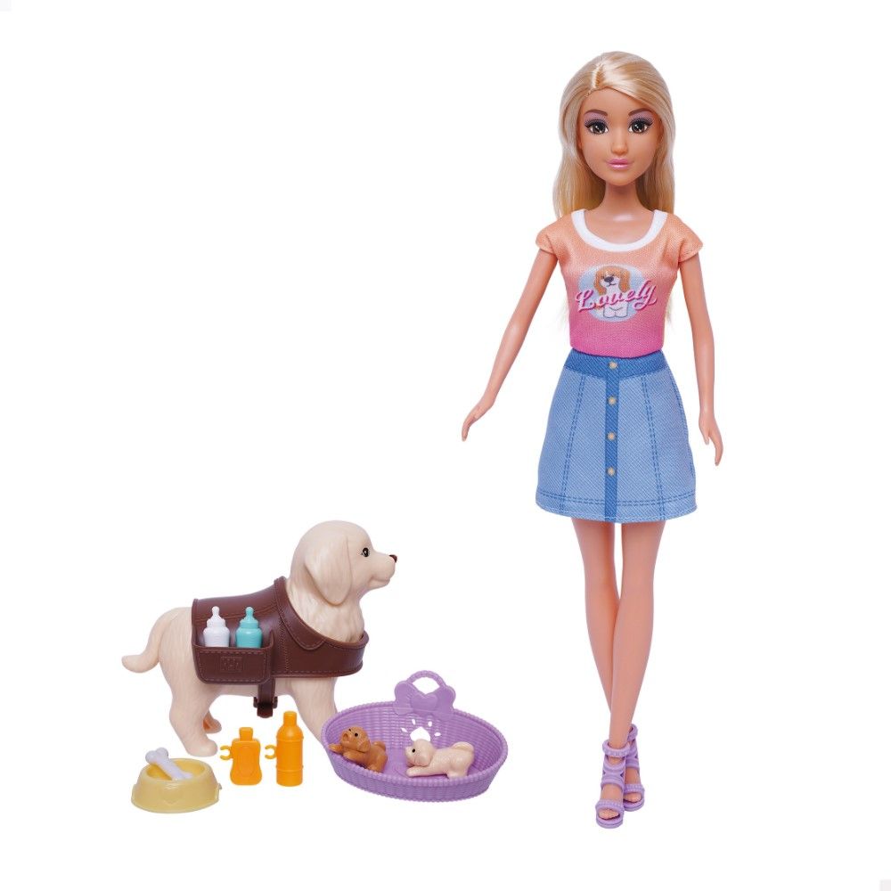 Isabella - Isabella com cachorro