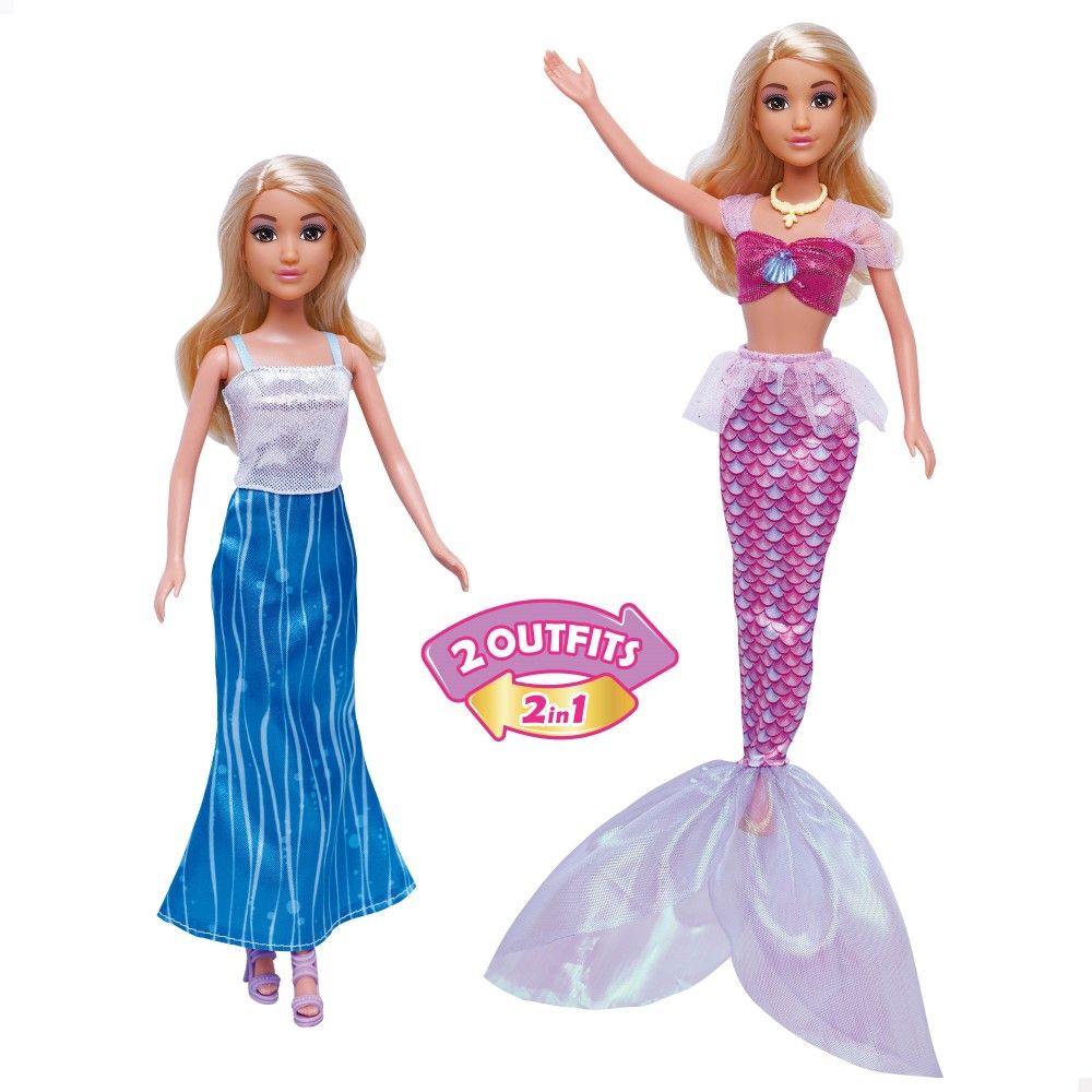 Isabella - Boneca Sereia 2 em 1 (2 modelos)