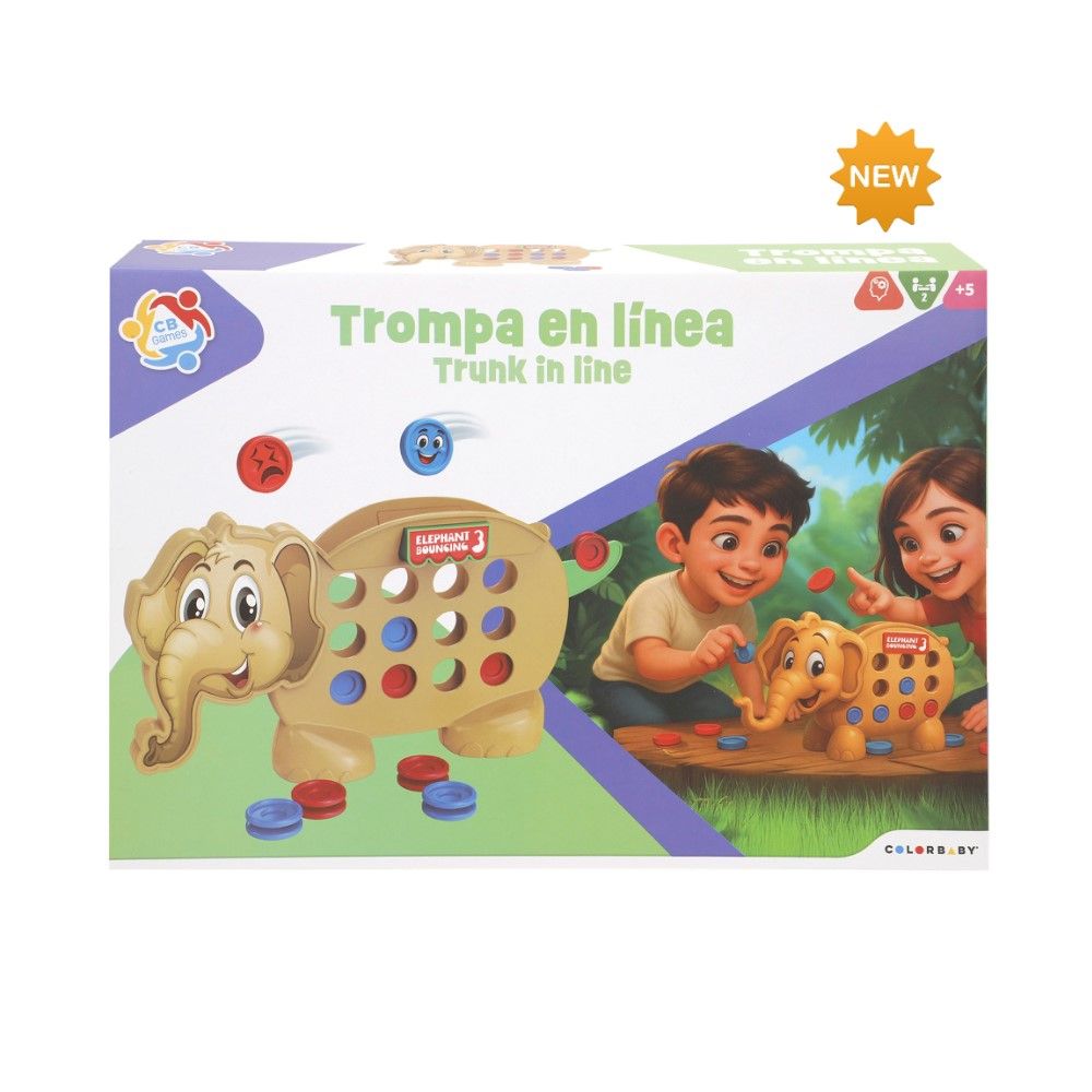 Jogo 3 em Linha - Elefante