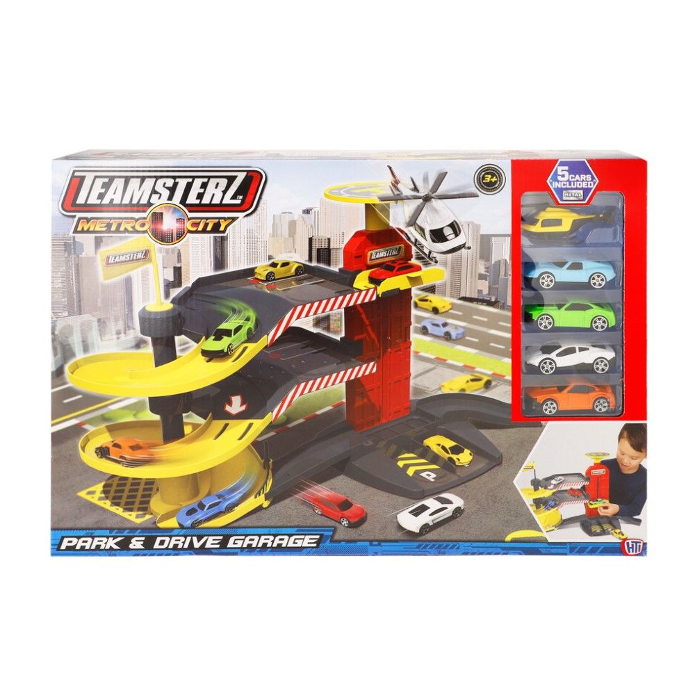 Garagem 3 niveis com 5 veículos incluidos