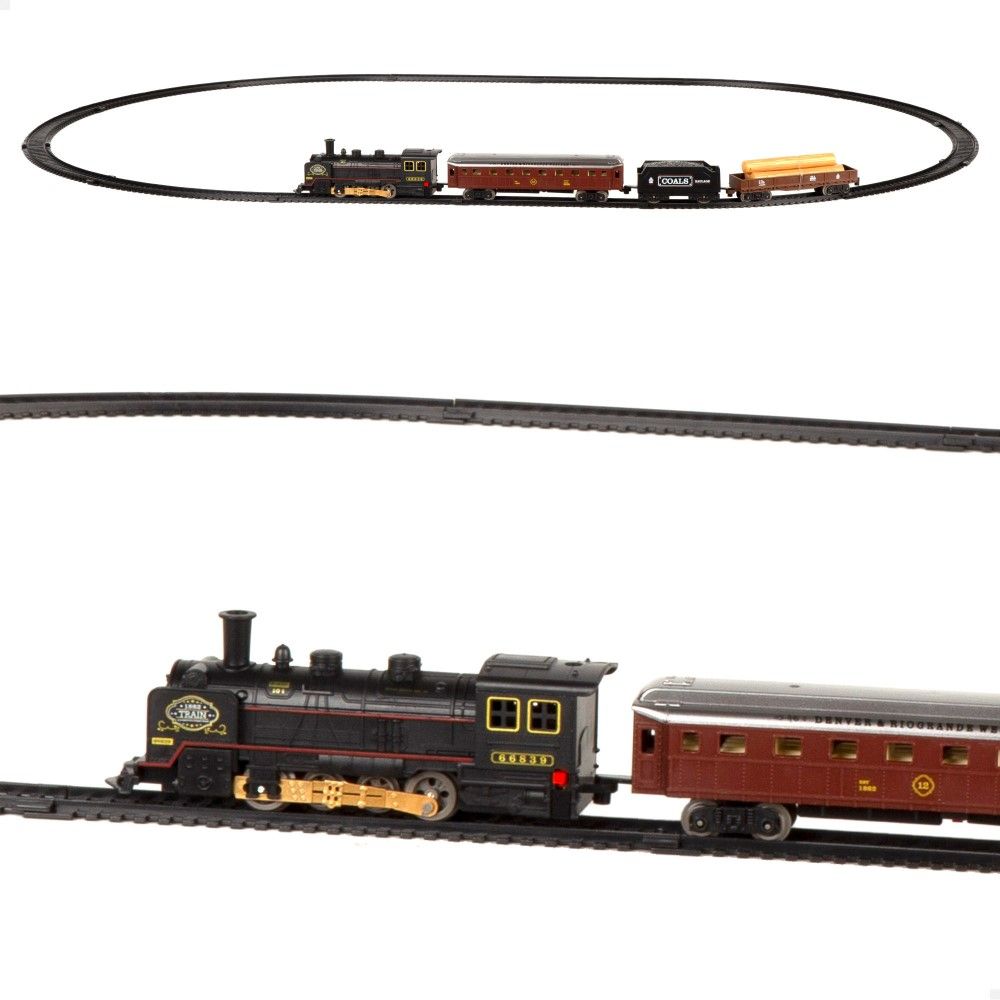 Comboio a Vapor com luz e sons