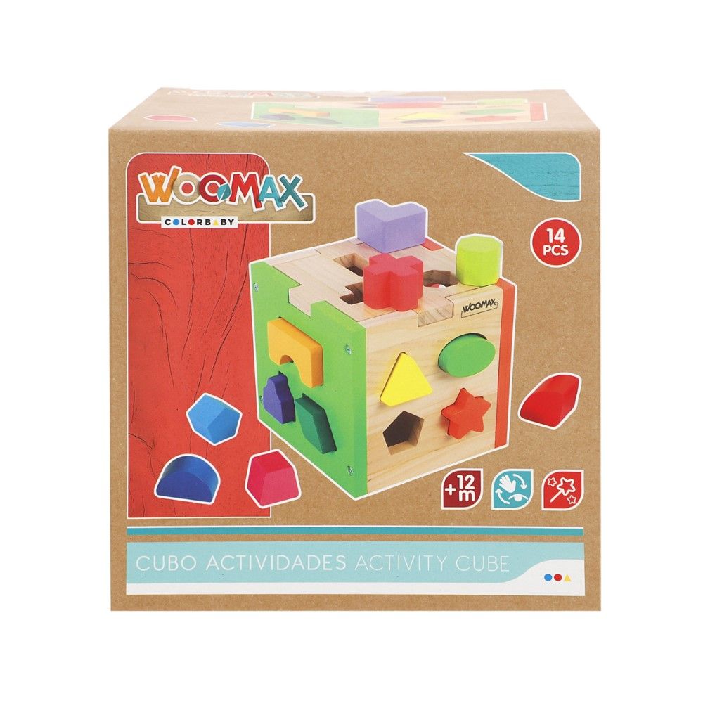 Cubo de Actividades em Madeira