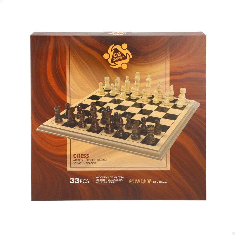 Jogo de Xadrex em madeira (30x30)