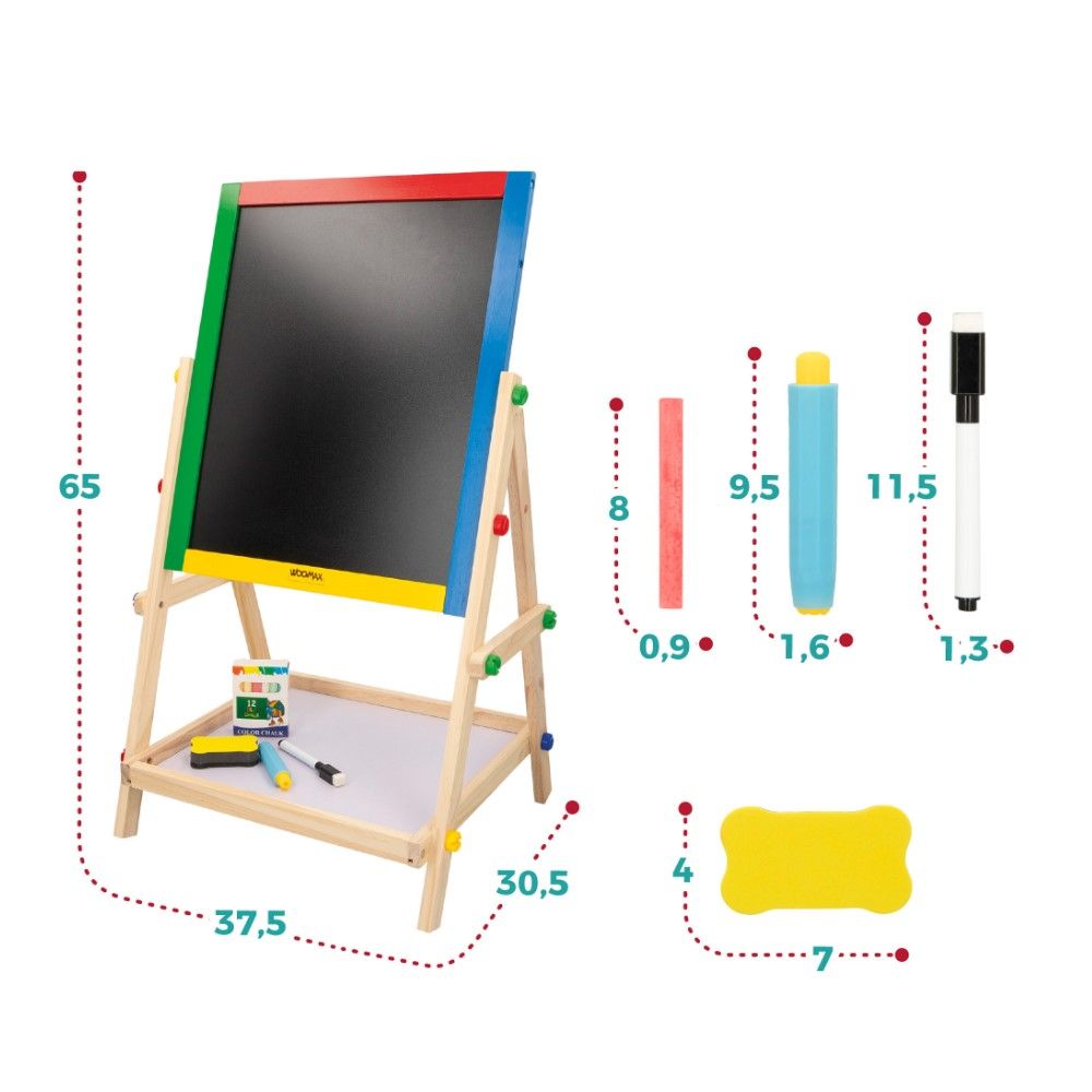 Quadro 37,5x65cm com acessórios
