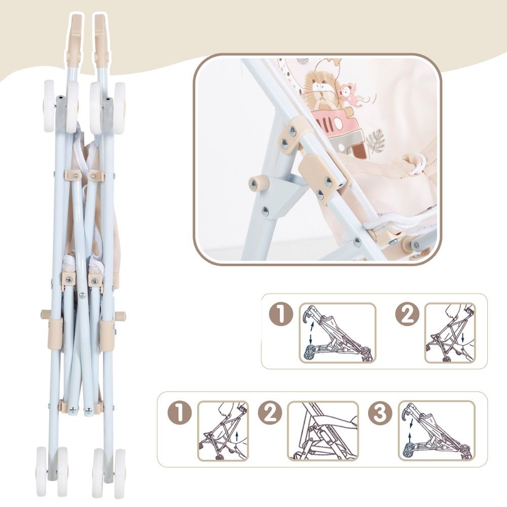 Carro de Bonecas (56cm) - Safari