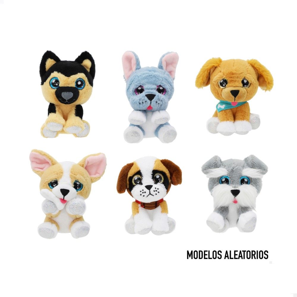 Peluche Cachorrinhos (16cm) com Sons