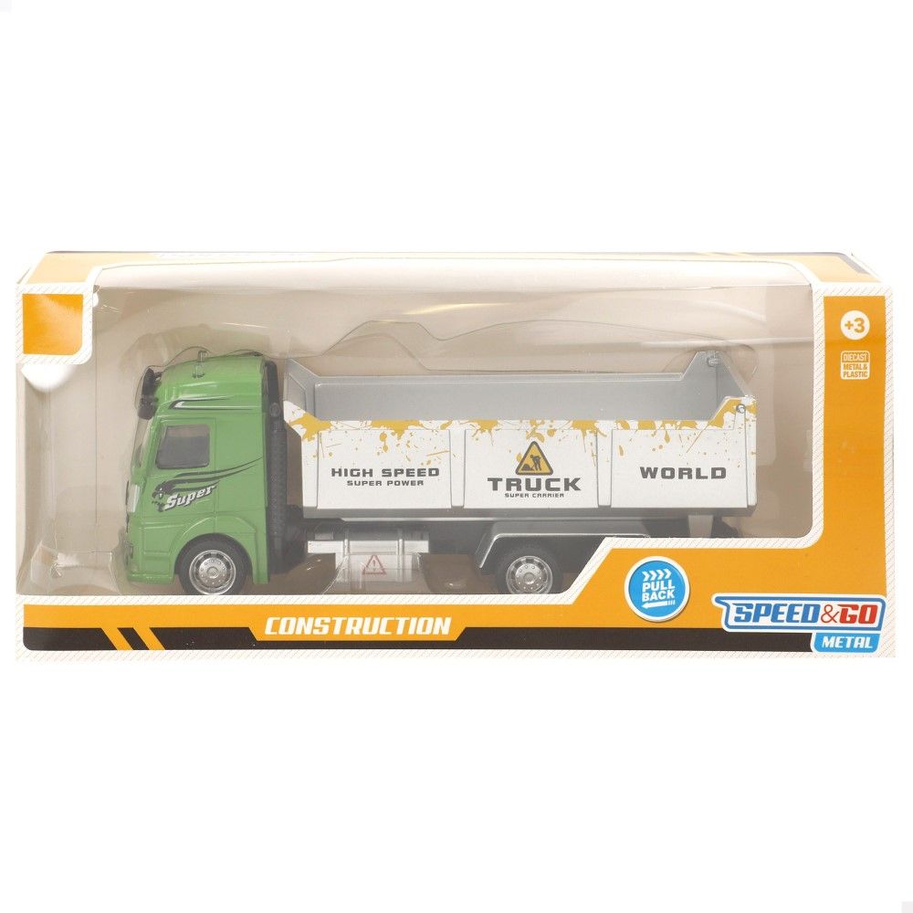 Sortido de veículos de Construção com retrofricção, 25cm