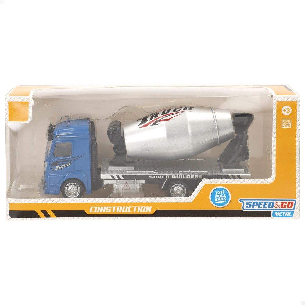 Sortido de veículos de Construção com retrofricção, 25cm