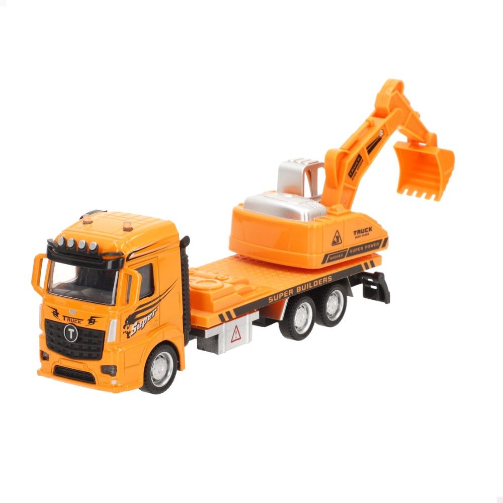 Sortido de veículos de Construção com retrofricção, 25cm