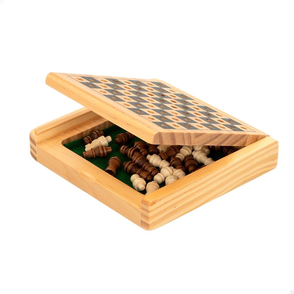 Xadrex de Viagem em madeira