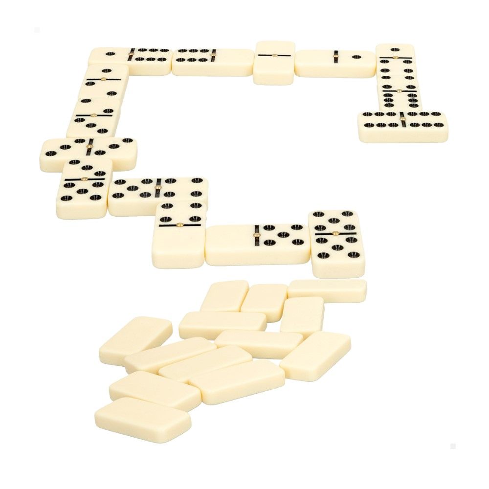 Dominó em caixa de madeira