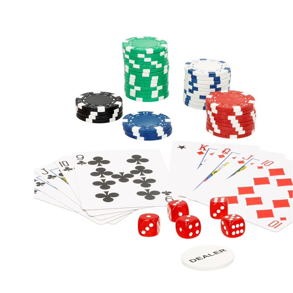 Maleta de Jogo de Poker (200 peças)