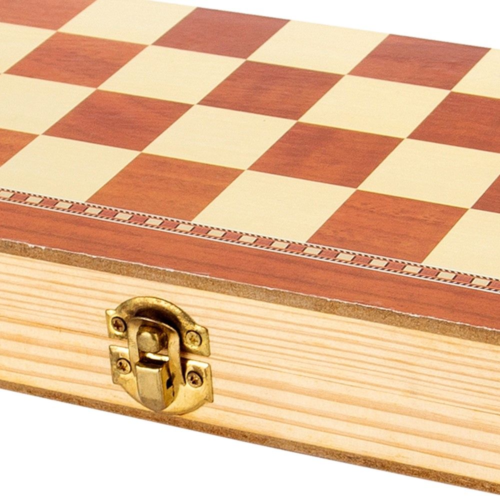 Xadrez, Damas e Gamão dobrável (30x30cm)