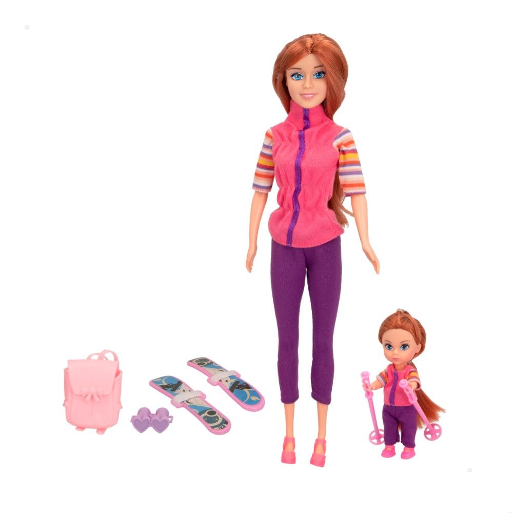 Isabella - Esquiadora c/ acessórios + Bella (2 modelos)