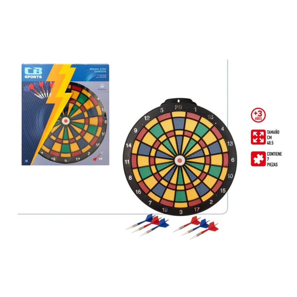 Alvo de Setas 40cm (setas com pontas de plástico)