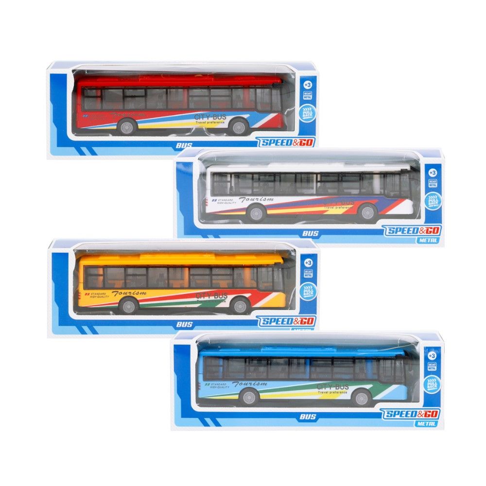 Display de Autocarros c/ retrofricção, 20cm (12 unidades)