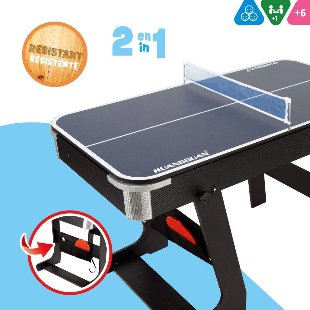 Mesa de Bilhar 2 em 1 Convertivel em Pingue-Pongue