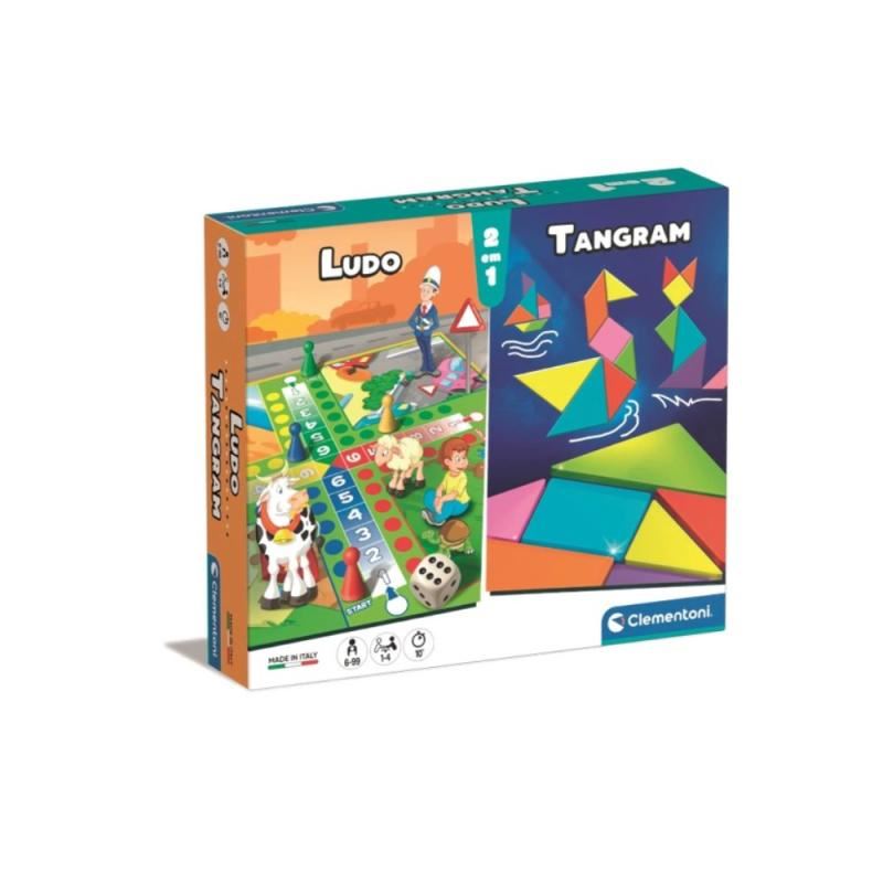 Jogos de Tabuleiro - Ludo + Tangram