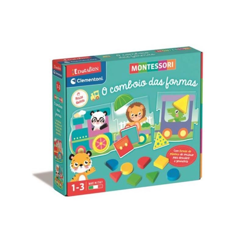 Jogos Educativos - Baby Montessori - O Comboio das Formas