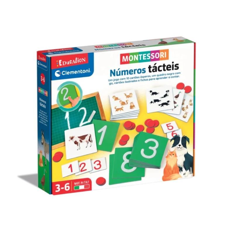 Jogos Educativos - Montessori, Números tácteis