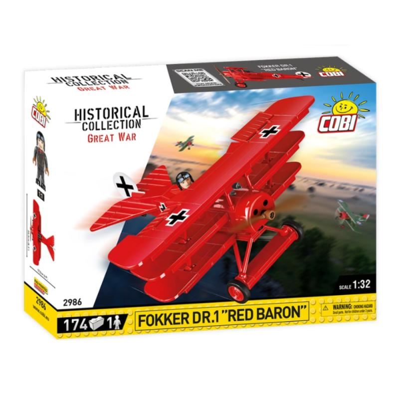 Avião Fokker DR1 Red Baron