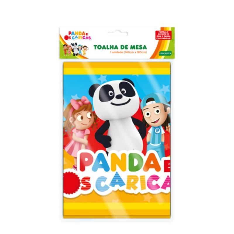 Panda e Caricas - Toalha de Mesa