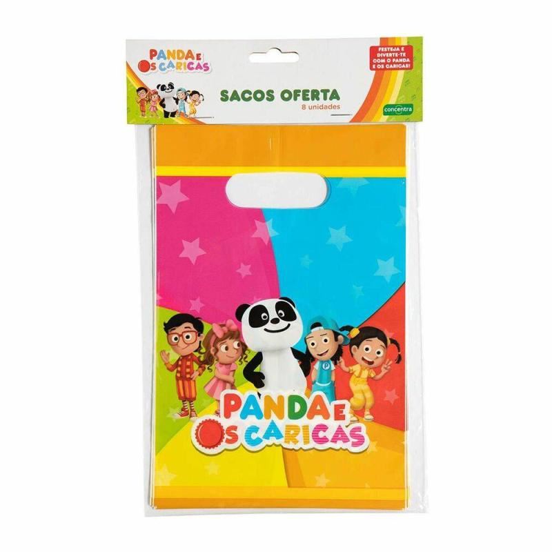 Panda e Caricas - Sacos (8 Pcs)