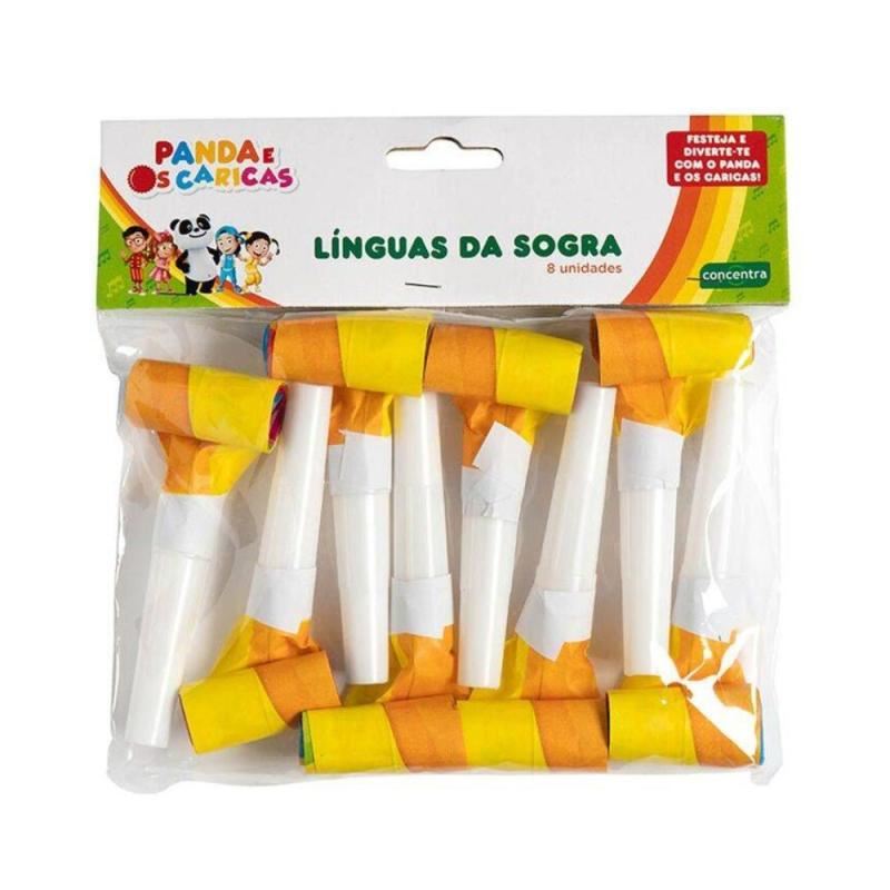 Panda e Caricas - Linguas de Sogra (8 Pcs)