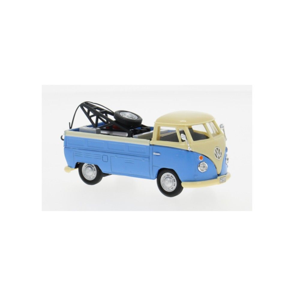 1/43 - VW T1 Pick-up reboque, Azul