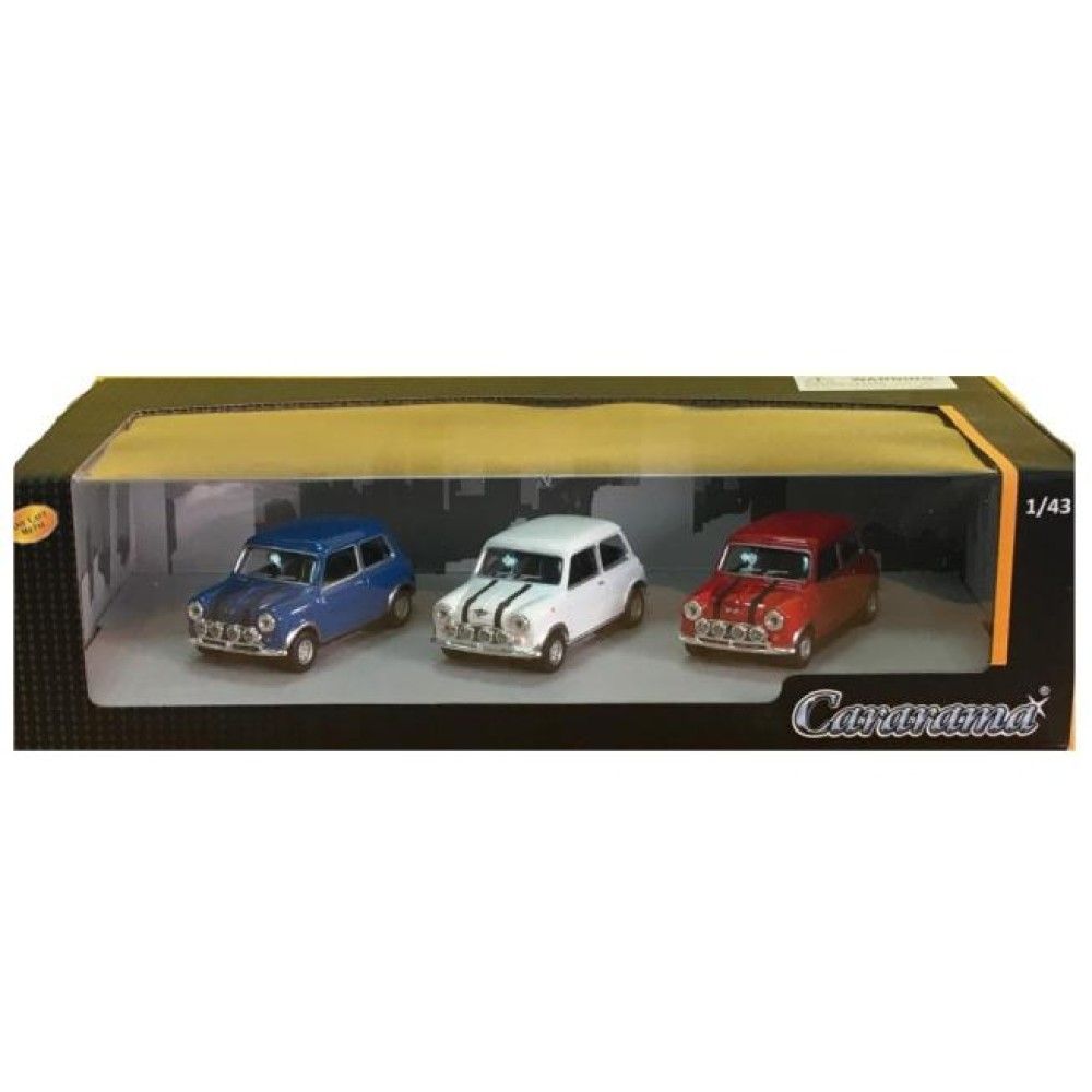 1/43 - Set 3 Carros Mini Cooper "The Italian Job"