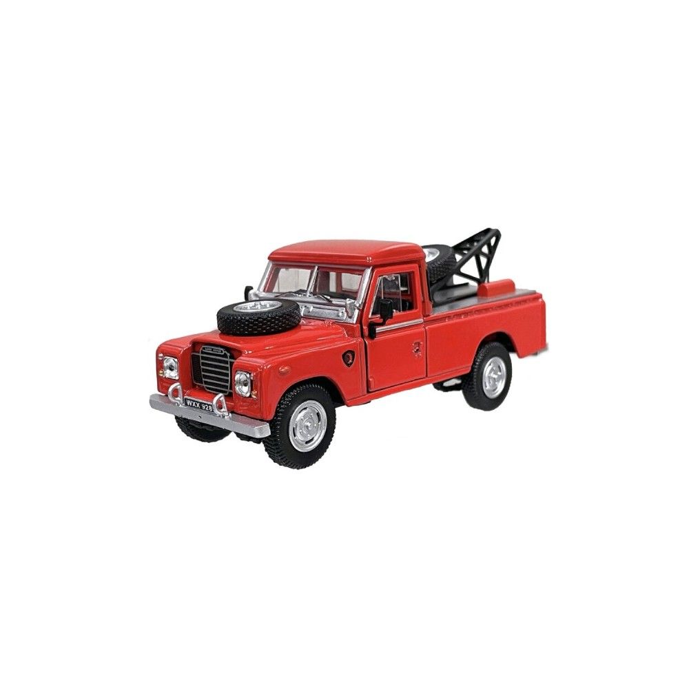 1/43 - Land Rover Series 109 Pick-up, reboque, vermelho