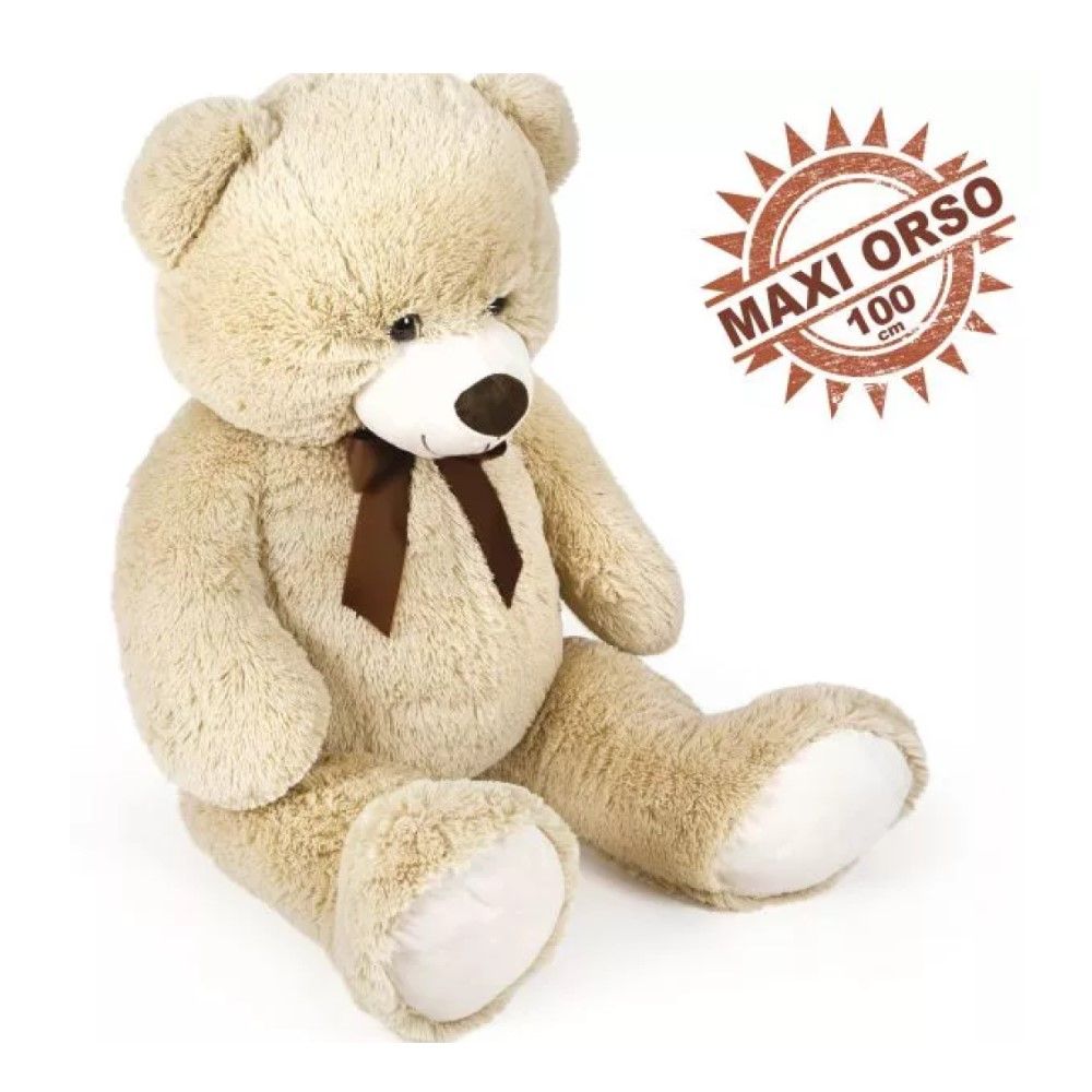 Peluche Urso (bege) sentado 100cm