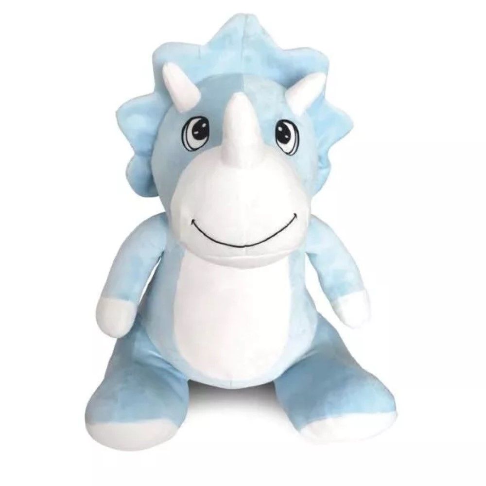 Peluche Dinossuaro Tricerápoto sentado 55cm